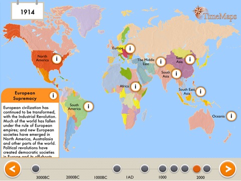 The Pocket TimeMap of World History screenshot 2