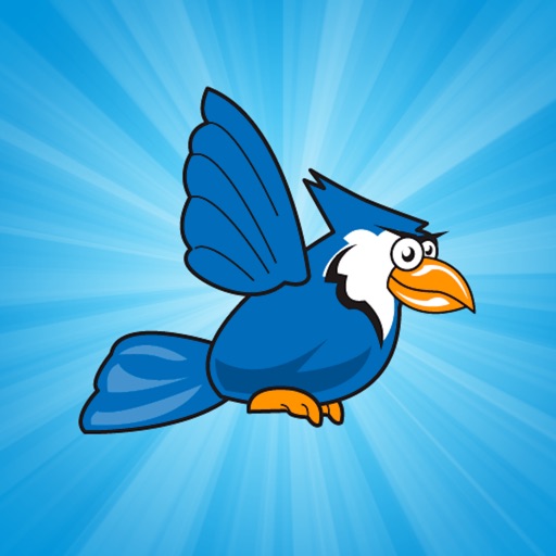 Flappy Blue Bird: The Adventure Begins! iOS App
