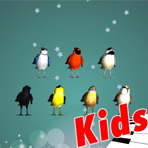Animated 3D Singing Bird Piano for Kids Icon