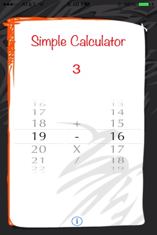 Simple Calculator - A different way to play with numbers, great for kids learning number tables, addition, subtraction, multiplication and division screenshot 4