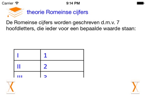 Romeinse cijfers screenshot 2