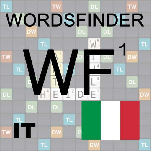 IT Words Finder Wordfeud Italiano/Italian - find the best words for Wordfeud, crossword and cryptogram iOS App