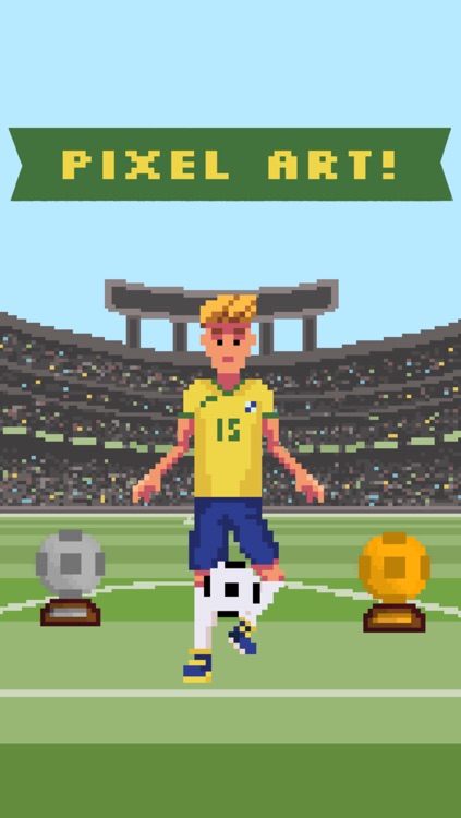 Super Soccer - World Champion 8 Bit Soccer Ball Juggling Free Sports Game