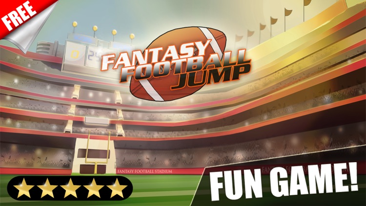 American Fantasy Football Jump - College Club Flick Kick And Throw Ball Games FREE