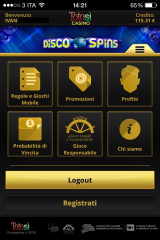 Totosi Casino screenshot 4