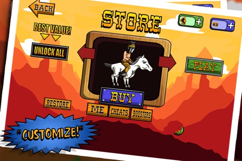 Lone Cowboy Ranger Horse Racing Games Free screenshot 2