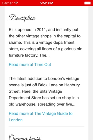 London Vintage Guide - the insider's guide to finding vintage fashion, shops and boutiques screenshot 4