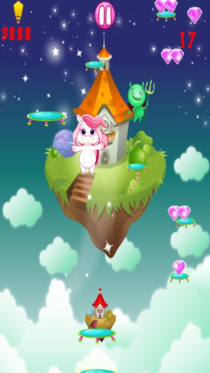 Power Pony Jewel Jump - Cute Pegasus Collecting Adventure screenshot-4