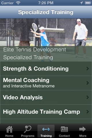 Elite Tennis Development screenshot 4