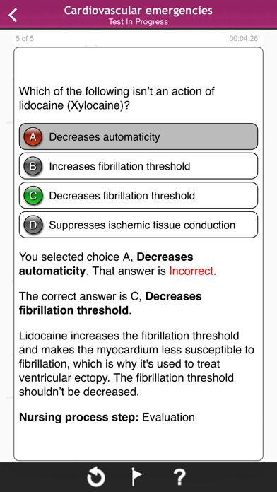 How to cancel & delete Emergency Nursing - Lippincott Q&A Certification Review from iphone & ipad 1