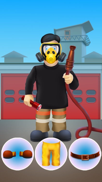 Fun Policeman / Fireman Dressing up Game for Kids screenshot-3