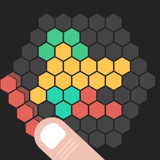 Hex Block Pop - Unroll & Unblock Tiles Slide Puzzle for 10/10 Me version Icon