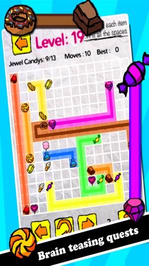 Jewel Candy Clash : Line Dash Puzzle Connect Game - by Cobal(圖4)-速報App