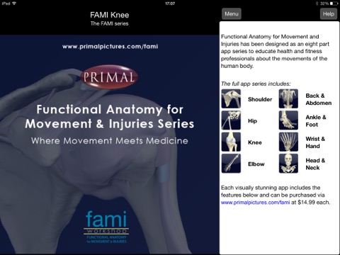 Functional Anatomy for Movement and Injuries: Knee screenshot 2