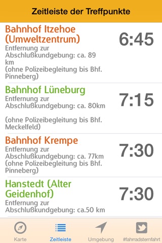 Fahrradsternfahrt Hamburg screenshot 2