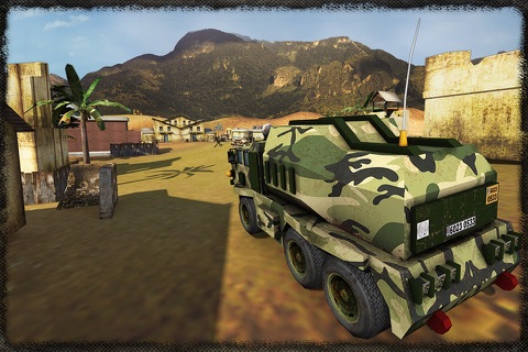 War Trucker 3D : Realistic Military Rescue Simulation screenshot 2