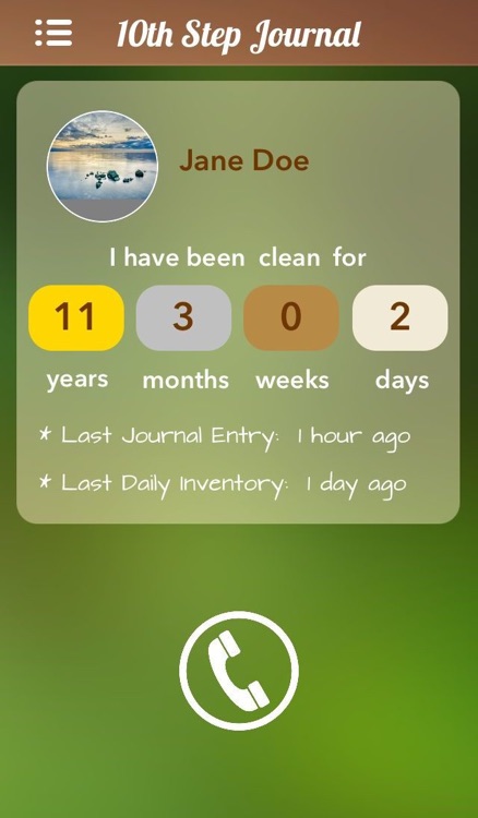 10th Step Journal