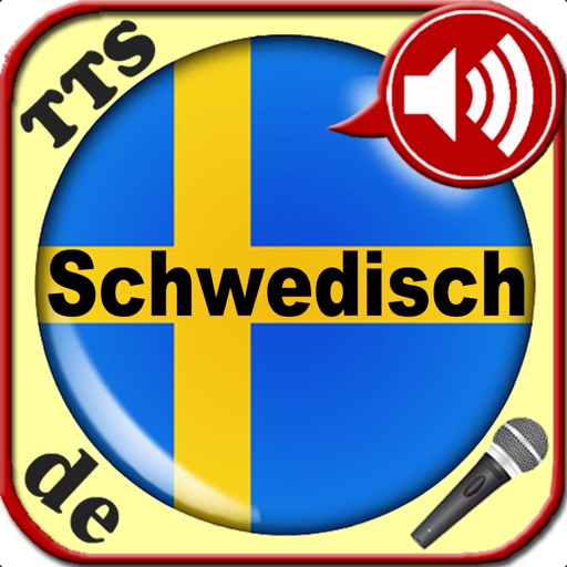 Learn Swedish with this vocabualrytrainer with speech recognition microphone dictation input method for fast learning - perfect for English speakers icon