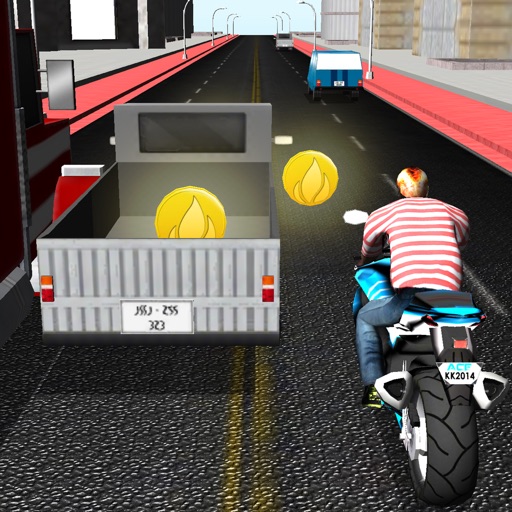 3D City Moto Racer Endless icon