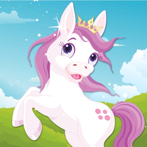 Kids Puzzle Teach me ponies for girls - Learn about pink ponies, cute fairies and princesses iOS App