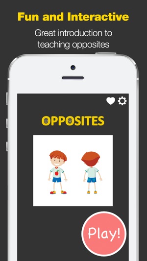 Opposites - Toddler Matching Games