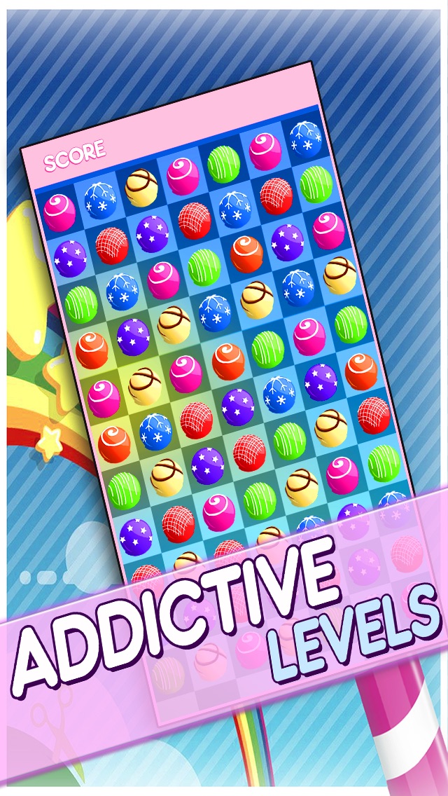 CANDY JEWELS MANIA PUZZLE GAME - FUN SUGAR RUSH MATCH3 FOR KIDS HD FREE 1.0 IOS
