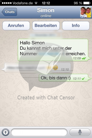 Chat Censor Free - Screenshots zensieren screenshot 4