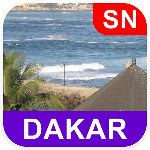 Dakar, Senegal Offline Map - PLACE STARS