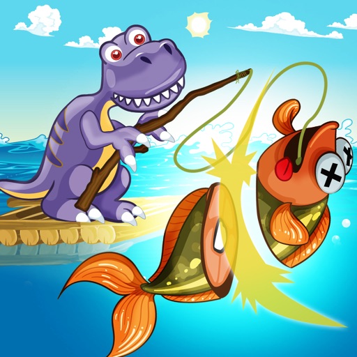 Ancient Water Dinosaur Ocean Fishing FREE - Deep Sea Prehistoric Little Zoo Hunter icon