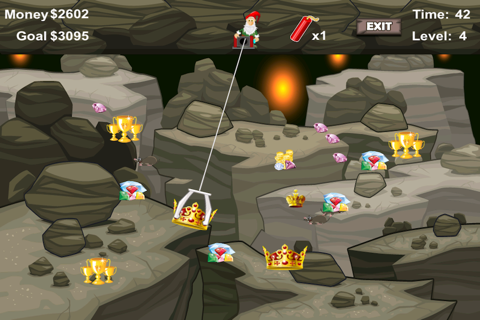 Awesome Dwarf Digger - Precious Gold and Jewel Den Mining Game screenshot 4