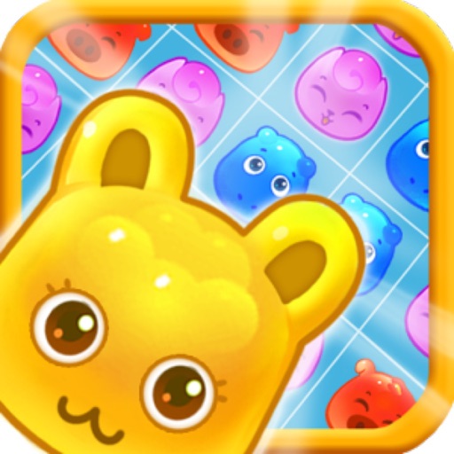 Jelly Crush Star : Challenge down friends, Best free game for kids and adults icon
