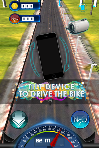 3D City Moto Racer Endless screenshot 2