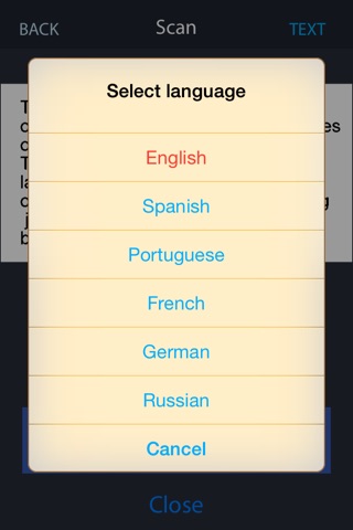 MultiPageScan: scan multipage documents, recognize text in English, Spanish, Portuguese, French, German, Russian. screenshot 4