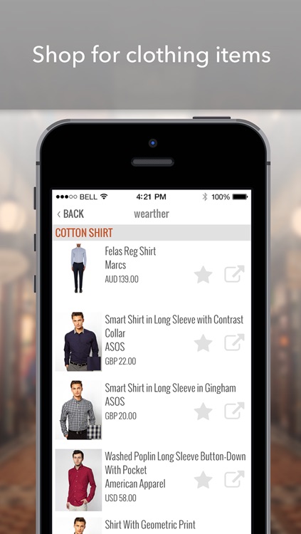wearther - The weather forecasting app that styles you screenshot-4