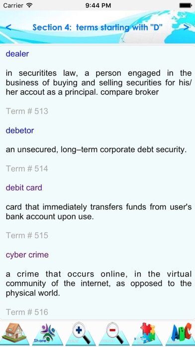 Commercial & Business Law Terminology Screenshot 3