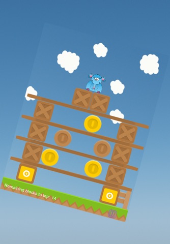 Save the animals. An unusual, unique and addictive free hd logic and physics puzzle quest for kids and adults. Tap wooden boxes to explode and help dora the elephant and her animal friends lion, giraffe and zebra escape. screenshot 2
