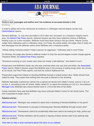 Screenshot #6 pour ABA Journal Daily News