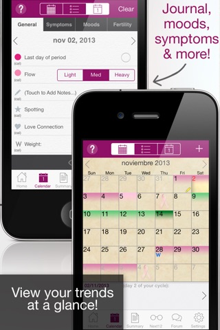 iPeriod Lite Period Tracker screenshot 2