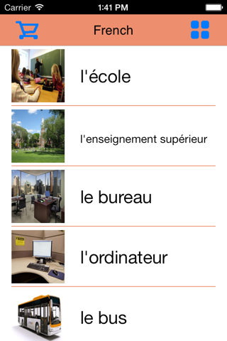 1500 Basic French Words + Canadian French pronunciation screenshot 2