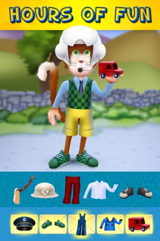 The Jolly Postman and His Cool Cat - Free Dressing Up Game For Kids screenshot 3