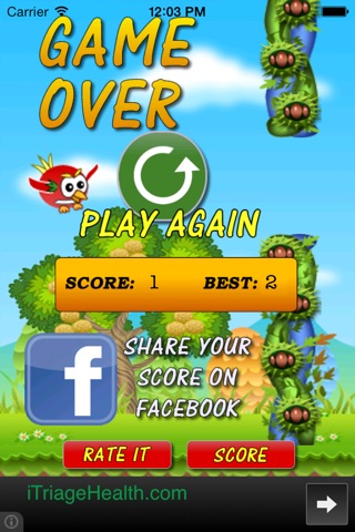 Clumsy Flappy Fat Bird - FREE screenshot 3