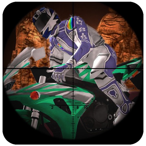 Spy Moto Sniper Attack - Death Moto bike Hunter : fully free game Icon