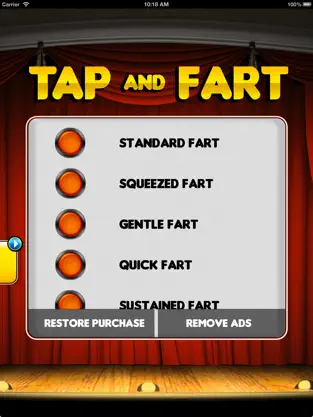 Captura de Pantalla 1 Tap & Fart - Sonido de pedo & máquina de rosonancia de broma iphone