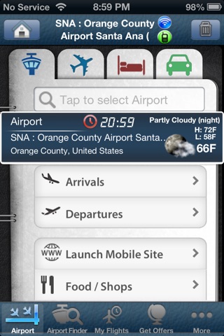 Santa Ana John Wayne Airport + Flight Tracker screenshot 3