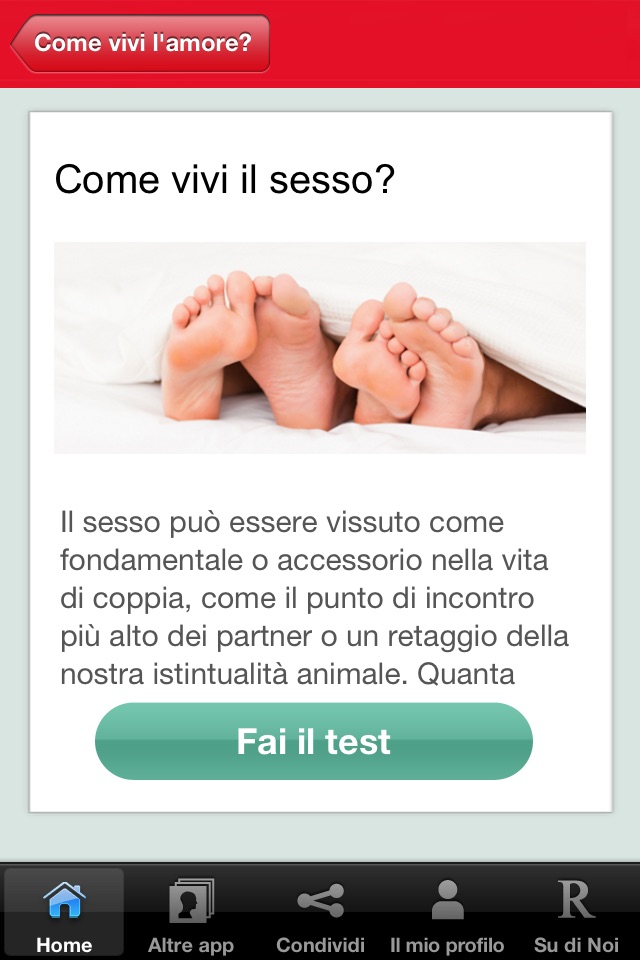 Come vivi l'amore? screenshot 3