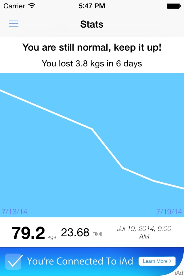 Weight & BMI Tracker screenshot 2