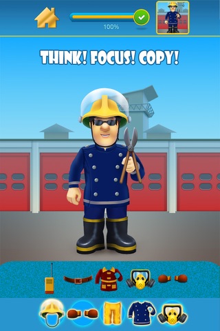 Fireman and Policeman Junior City Heroes - Copy and Draw Fire Rescue Maker Free Game screenshot 3