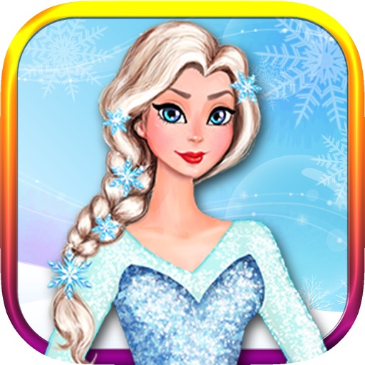 Arctic Ice Princess Dress-Up: Cute Hairstyle and Outfit Salon FREE Icon