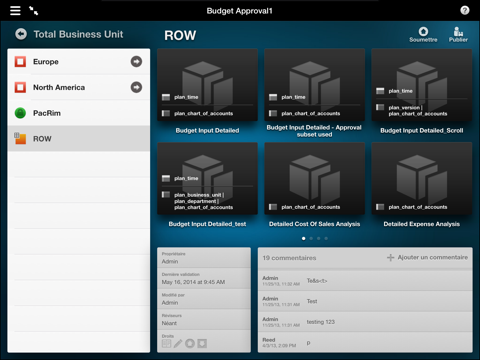 IBM Cognos TM1 Mobile Contributor screenshot 2