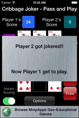 Cribbage Joker screenshot 4